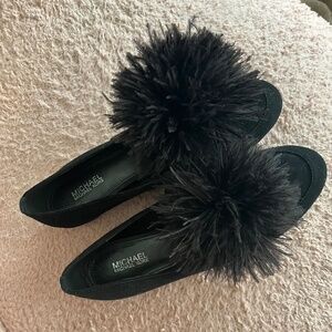 NWOT Michael Kors/ Fara Loafers/ Suede Black/ 6.5